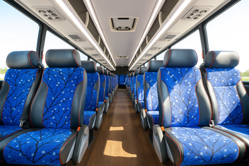Huntersville Charter Bus Inside