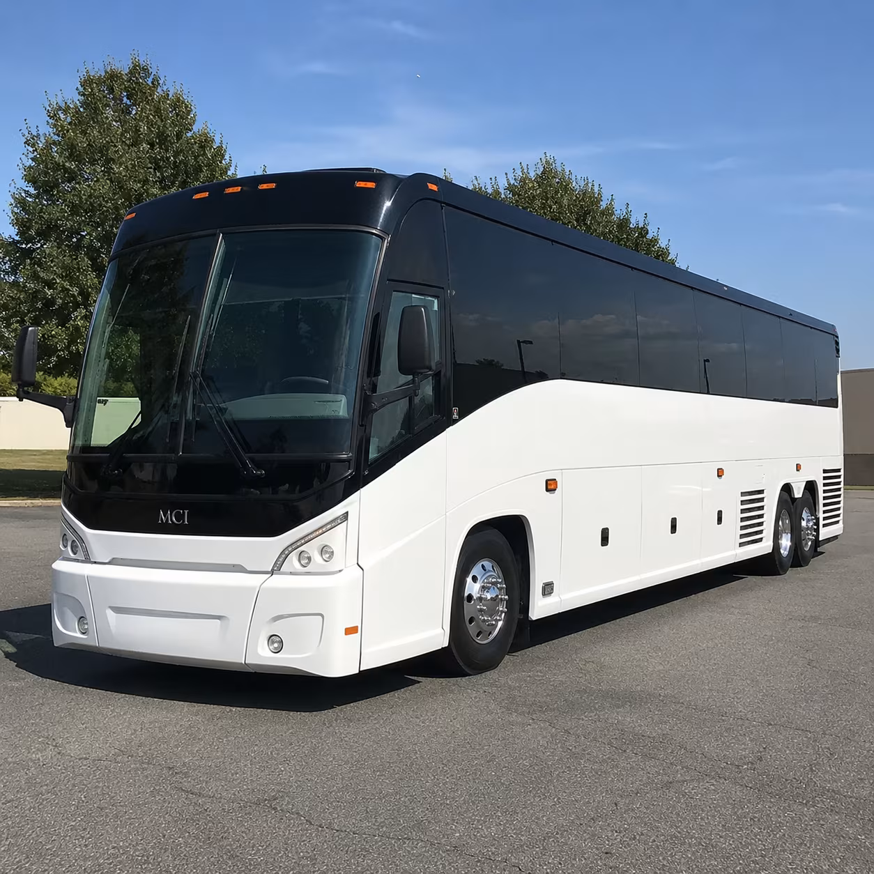 huntersville bus rental service area