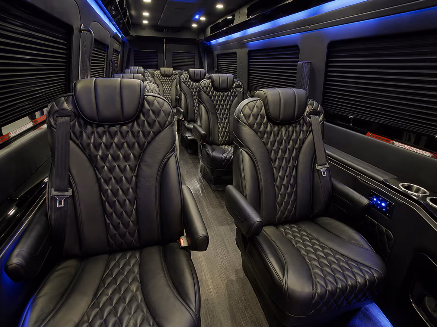 huntersville concert transportation onboard seating