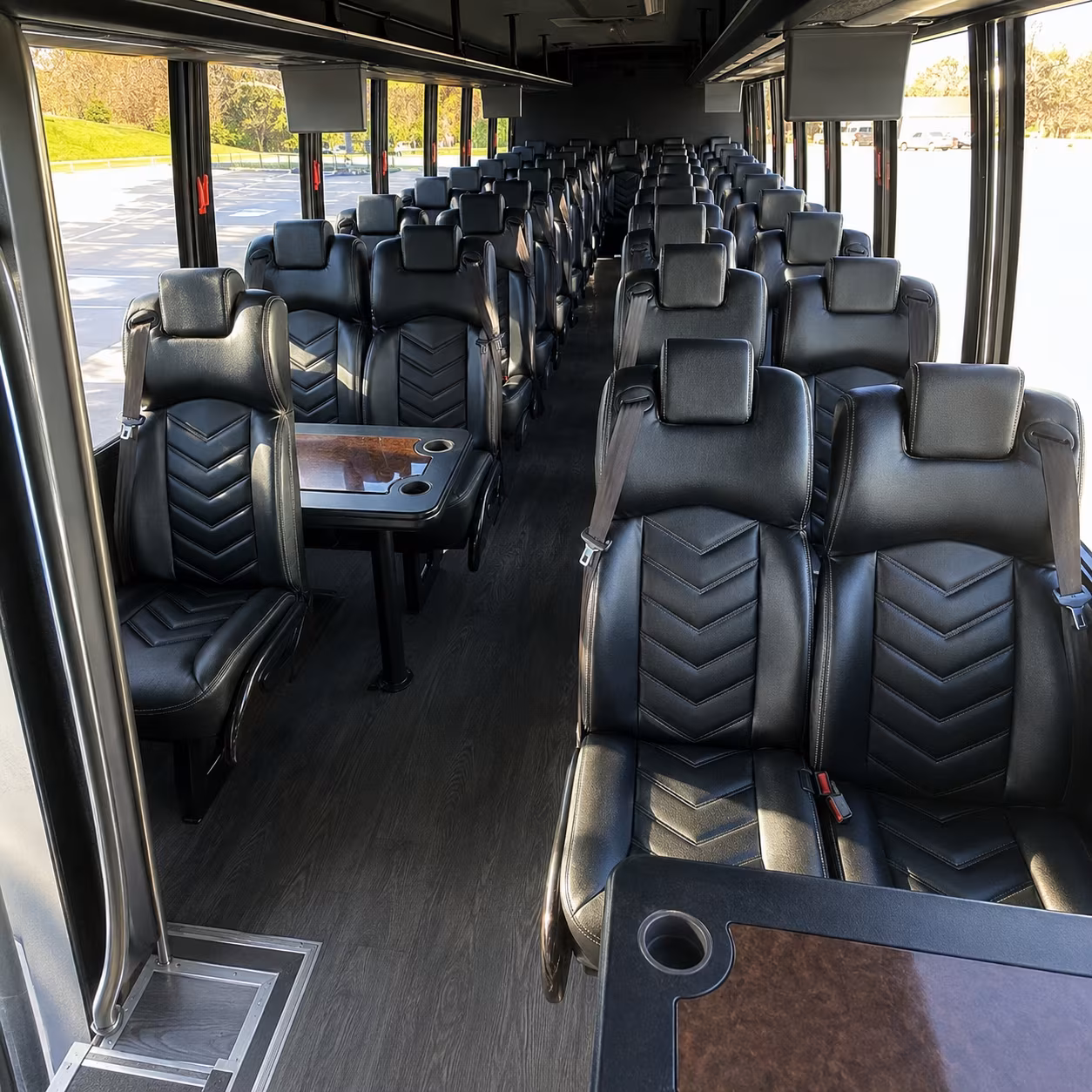 huntersville corporate event transportation onboard seating
