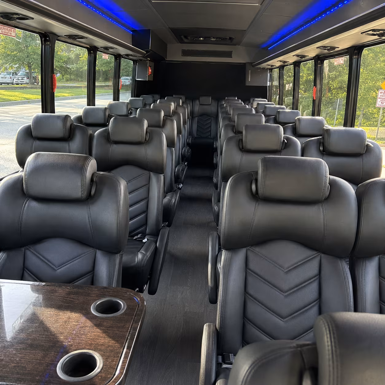 minibuses for smaller classes charter buses for full grade levels
