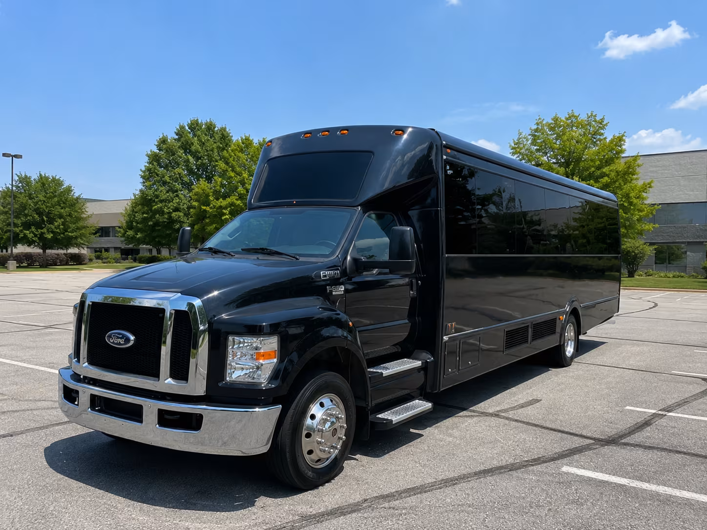 party buses to truliant amphitheater from huntersville