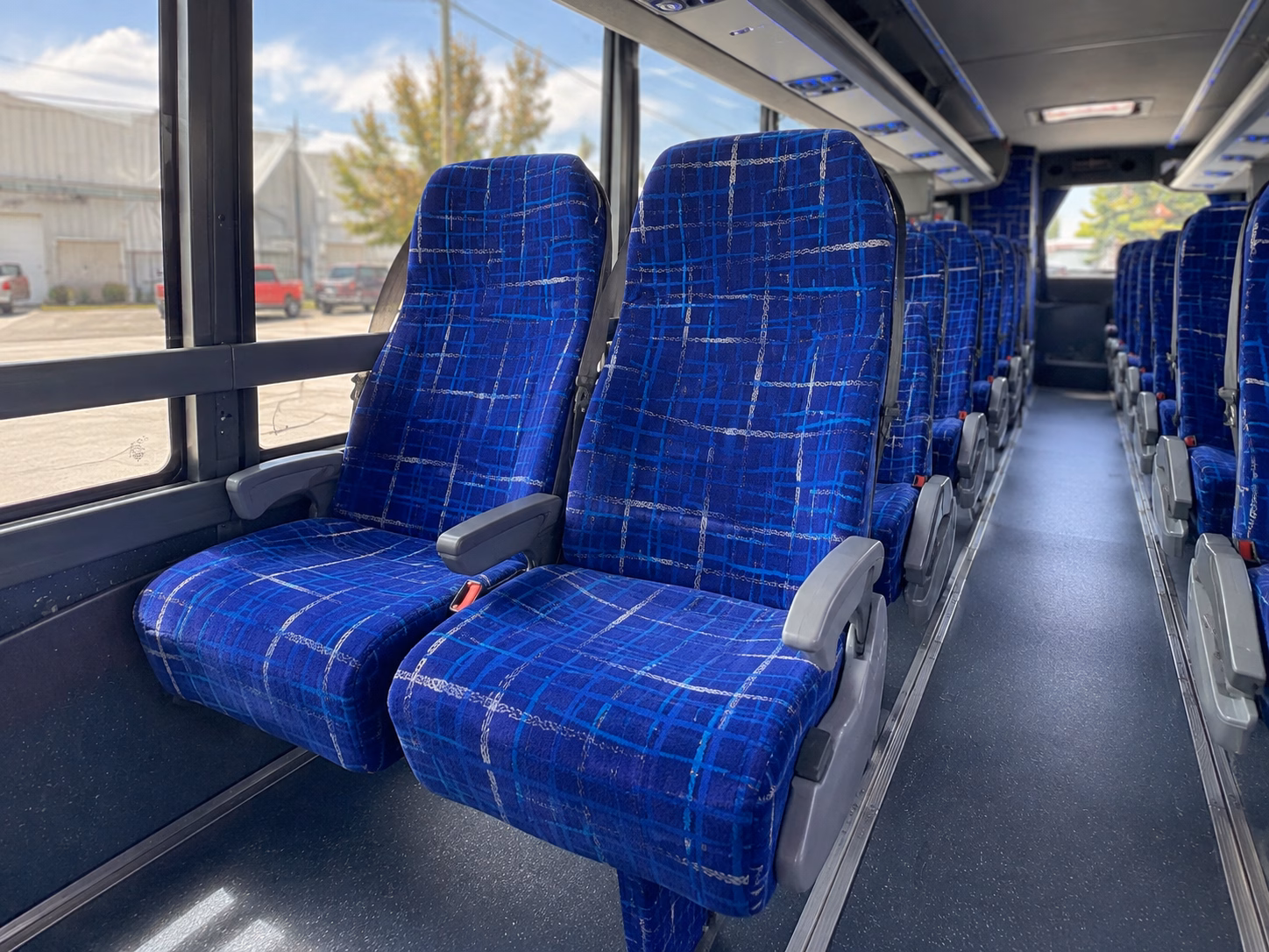 rather than renting multiple cars move your whole group on one bus